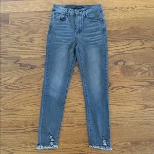 Stylish High Rise Gray Jeans